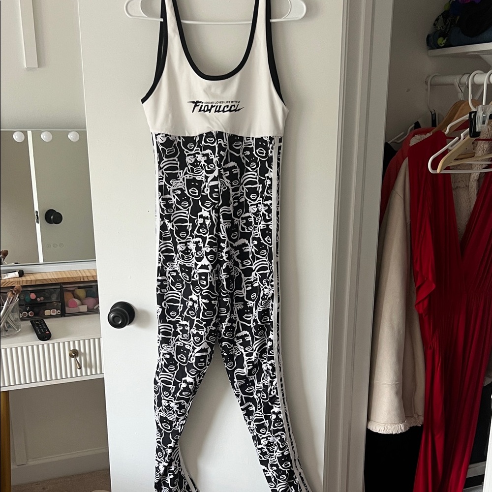 adidas Originals Black and White Graphic Bodysuit